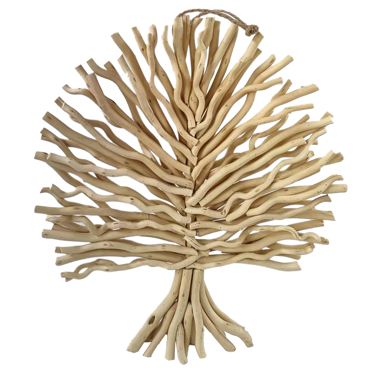 Árbol decorativo de pared de madera de morera