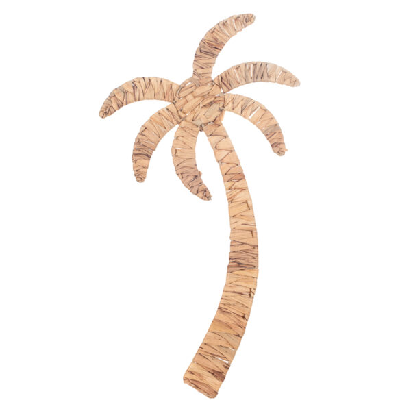 Palmera decorativa de pared de jacinto de agua