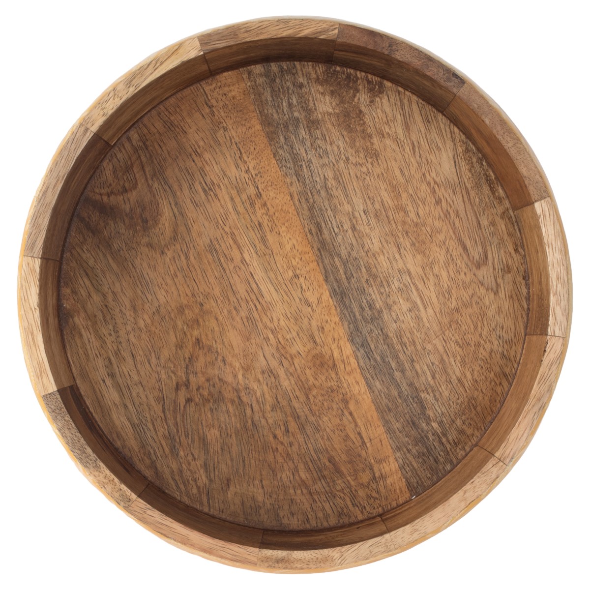 Cuenco con palmeras de madera y resina, 25 × 25 cm - Imagen 4
